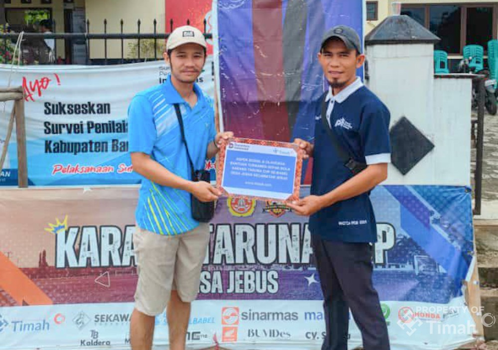 PT TIMAH Tbk Dukung Turnamen Karang Taruna Jebus Cup I