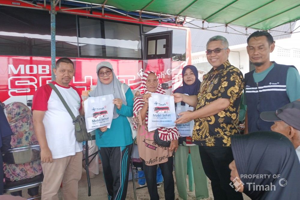 PT TIMAH Tbk Hadirkan Pelayanan Kesehatan Gratis, dan Dukung Ekonomi Lokal di Kawasan Bozem Bangka Barat