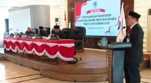 DPRD Babel Terima Ranperda RAPBD 2026, Gubernur Hidayat Tekankan Penguatan PAD dan Kemandirian Fiskal Daerah