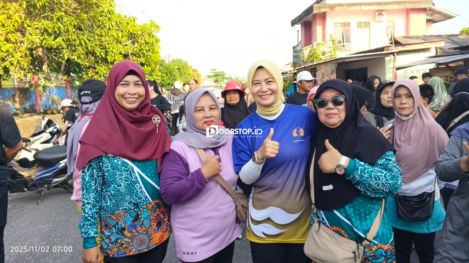 Warga Taman Sari Antusias Ikuti Jalan Santai Bersama Wakil Wali Kota Pangkalpinang