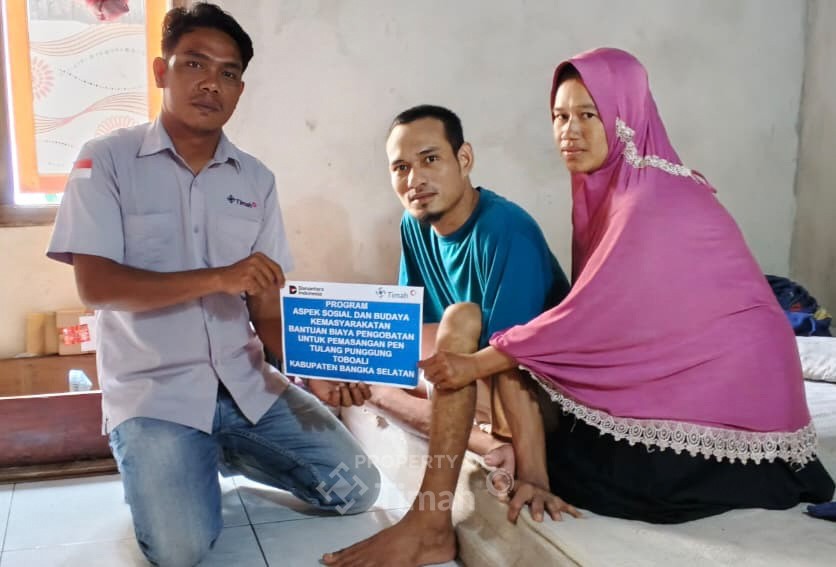 Dukung Kesembuhan Warga, PT TIMAH Tbk Salurkan Bantuan Biaya Pengobatan untuk Warga Bangka Selatan