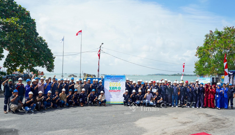 Peringatan Bulan K3 Nasional di PT TIMAH Tbk Area Bangka Utara, Gelar Simulasi Hingga Berikan Penghargaan