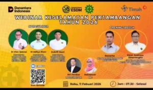 Perkuat Budaya K3 Perusahaan, PT TIMAH Tbk Gelar Webinar Keselamatan Pertambangan