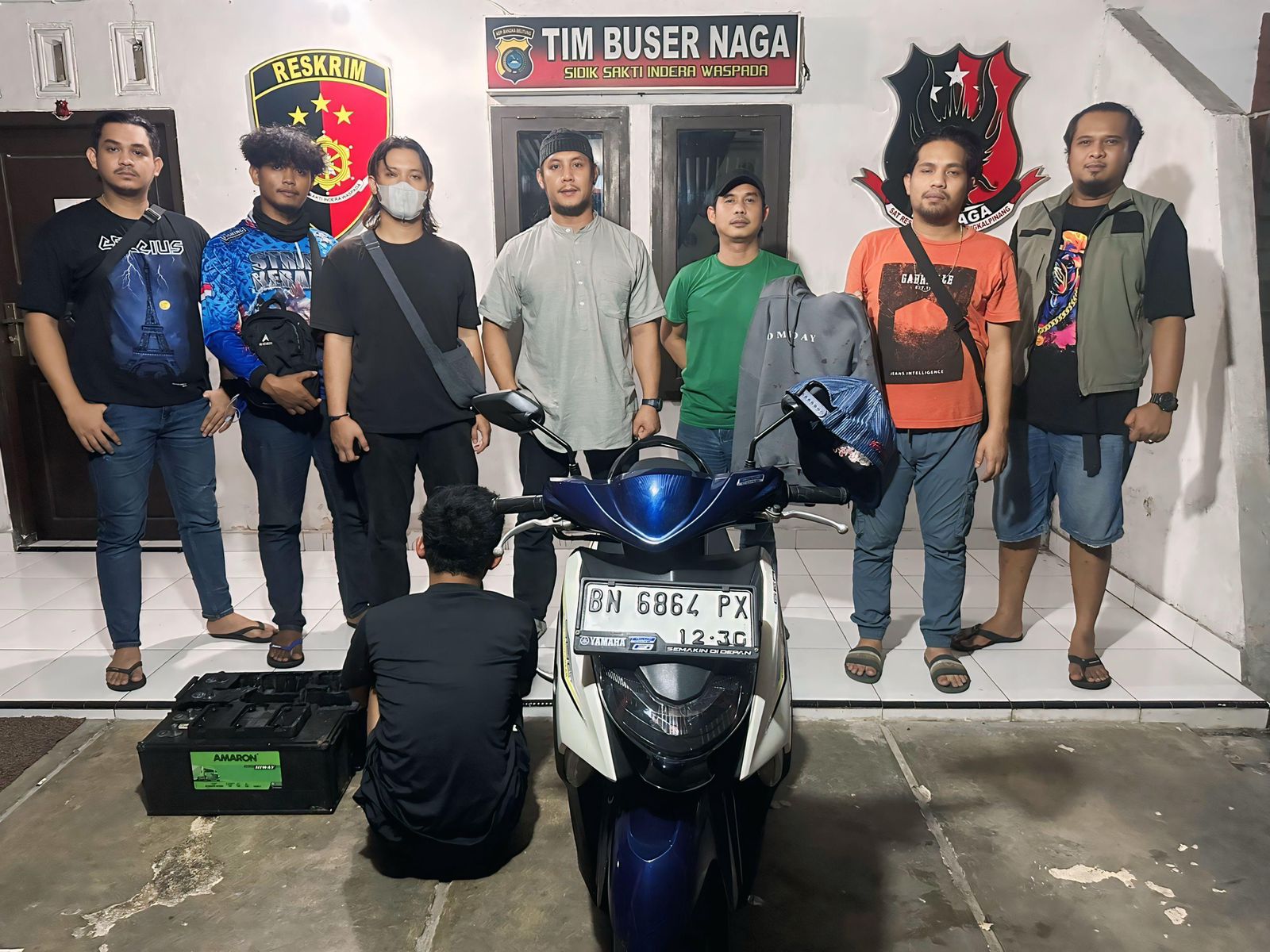 Tim Buser Naga Ringkus Pencuri Aki di Gabek, Uangnya Habis buat Nyabu