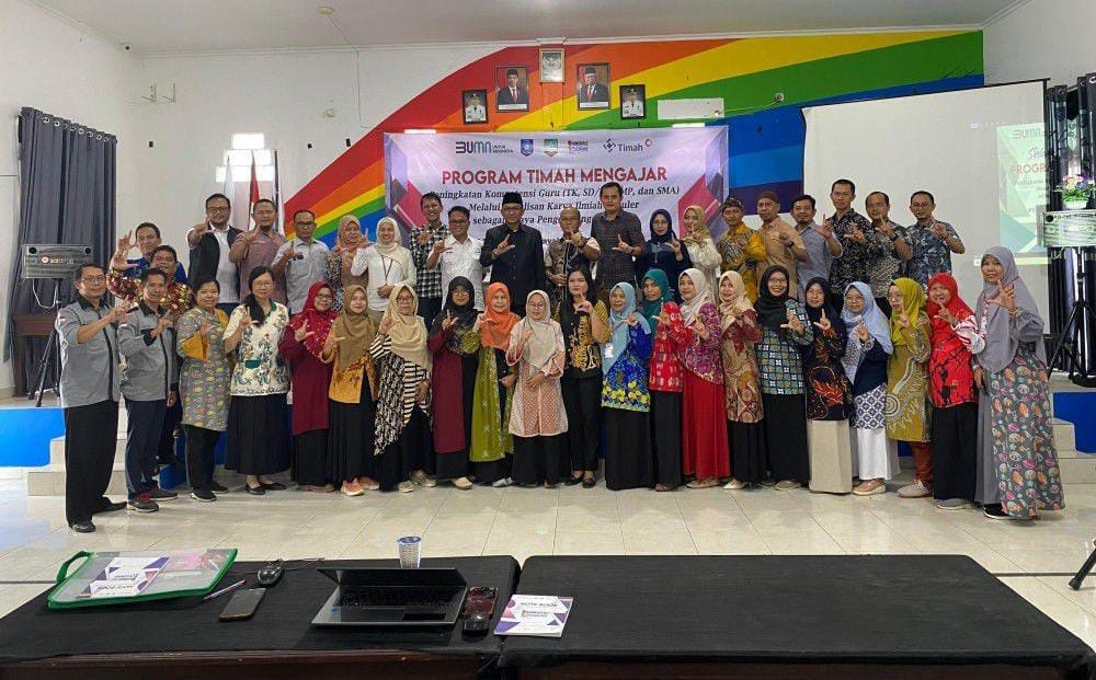 Metode Mengajar Lebih Efektif, Guru di Belitung Timur Rasakan Dampak Nyata Program Gernas Tastaka PT TIMAH