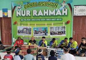 Biawak Trail Club Salurkan Bantuan Kebutuhan Pokok ke Sejumlah Panti Asuhan di Pangkalpinang