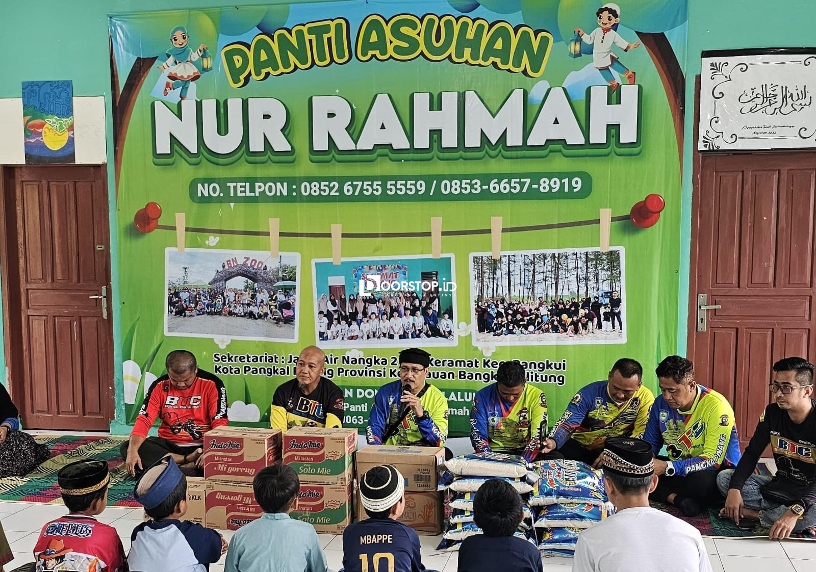Biawak Trail Club Salurkan Bantuan Kebutuhan Pokok ke Sejumlah Panti Asuhan di Pangkalpinang