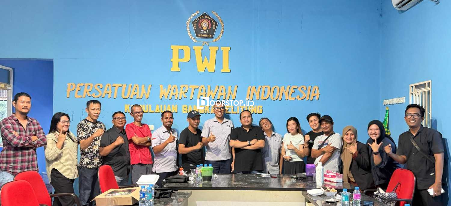 Bentuk Kepedulian, PT Timah Tbk Kunjungi PWI Babel Usai Insiden Perusakan Kantor