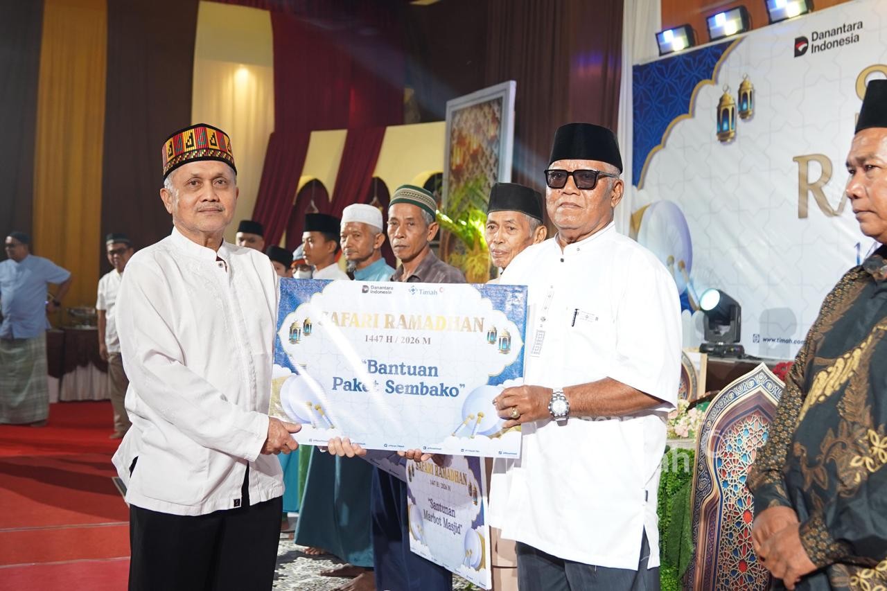 Kebahagiaan Nelayan Pesisir Kundur, Bantuan Sembako PT TIMAH Ringankan Kebutuhan Ramadan
