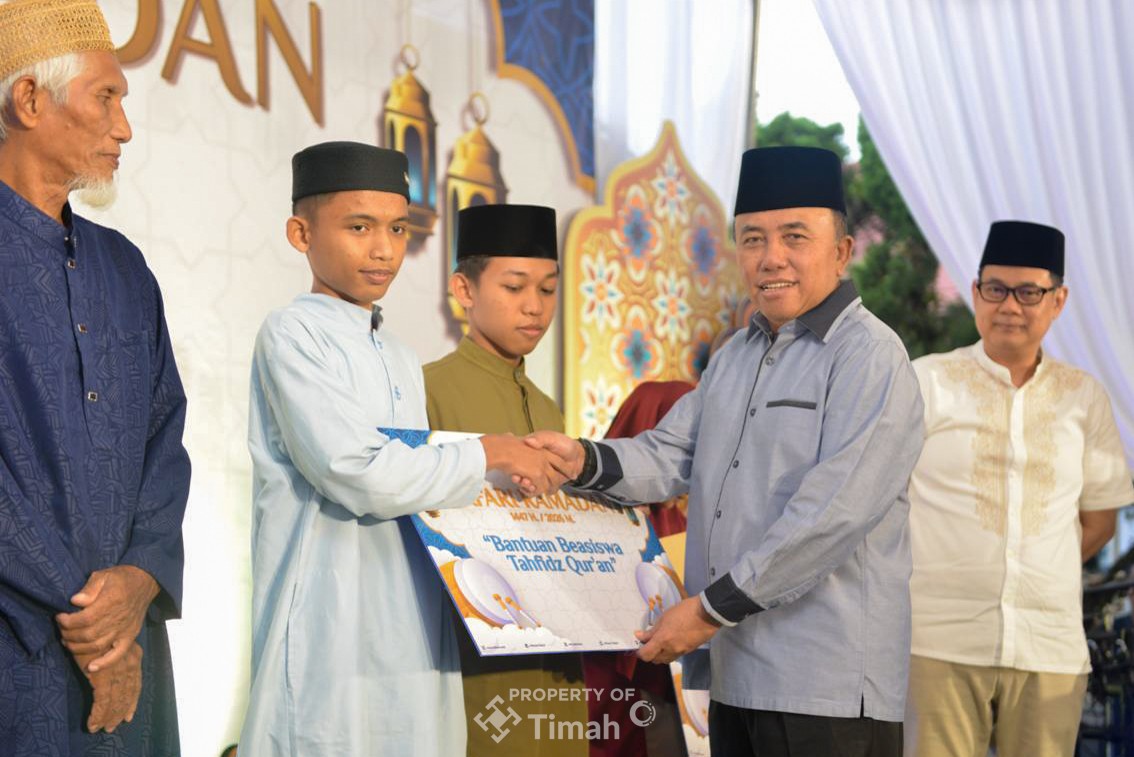 5 Santri Tahfiz di Toboali Bersyukur Terima Beasiswa Pendidikan dari PT TIMAH