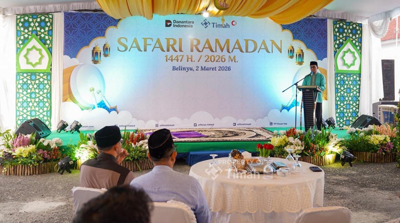 Safari Ramadan PT TIMAH di Belinyu, Santuni Anak Yatim Hingga Bantuan untuk Marbot Masjid