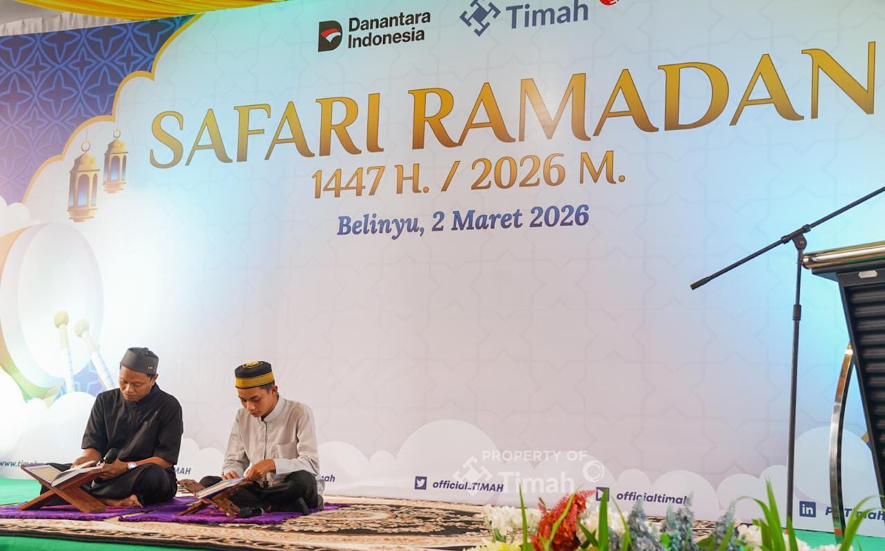 PT TIMAH Dukung Ketahanan Pangan Warga di Bulan Ramadan Lewat Bantuan Sembako