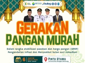 UBB Gelar GPM, Prof Ibrahim: Bantu Masyarakat Dapatkan Bahan Pokok Terjangkau Selama Ramadan