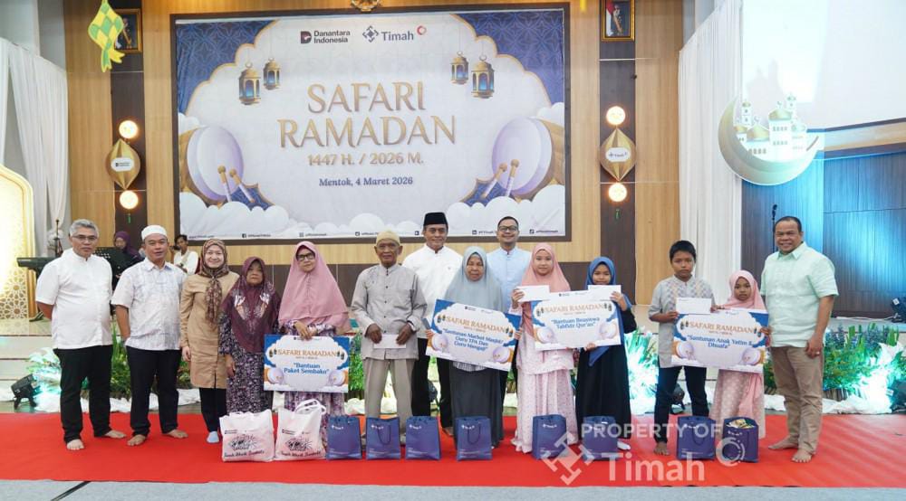 Safari Ramadan PT TIMAH Bawa Kebahagiaan bagi Guru Ngaji, Marbot dan Penghafal Al-Qur’an di Bangka Barat