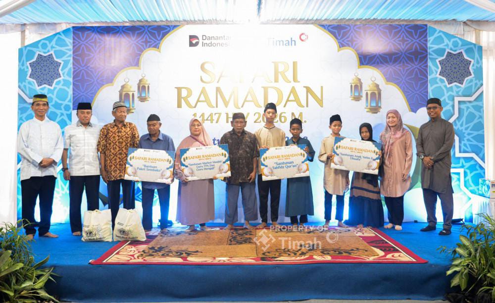 Safari Ramadan PT TIMAH Hadirkan Senyum Fahri dan Soleh, Penerima Bantuan Tahfiz Qur’an dan Anak Yatim Piatu