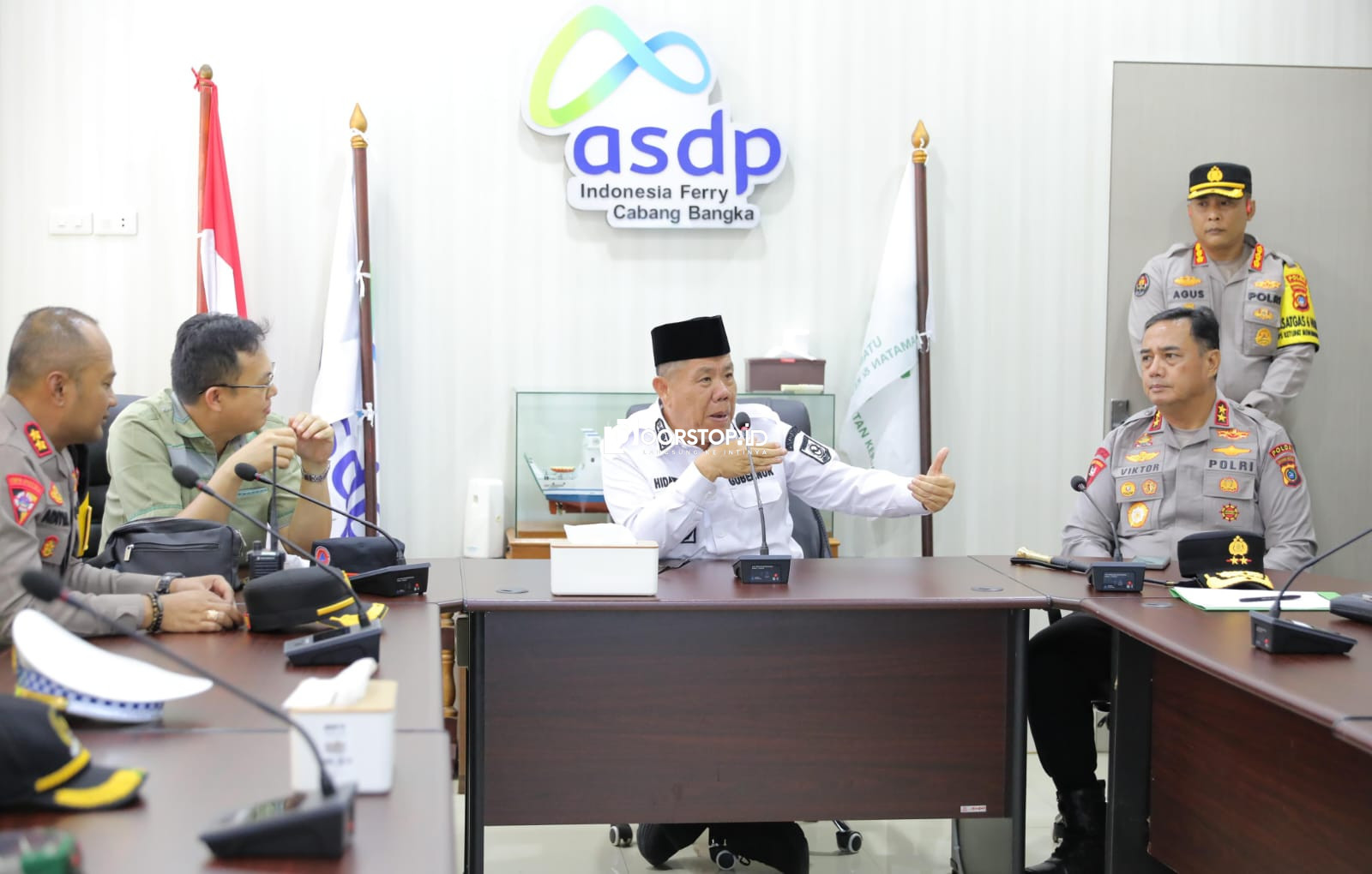 Gubernur Hidayat Arsani Tinjau Arus Mudik di Pelabuhan Tanjung Kalian, Dorong Perbaikan Sistem Pelayanan Penumpang