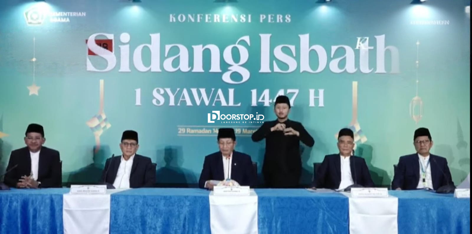 Pemerintah Tetapkan Idulfitri 1 Syawal 1447 H Jatuh pada Sabtu, 21 Maret 2026