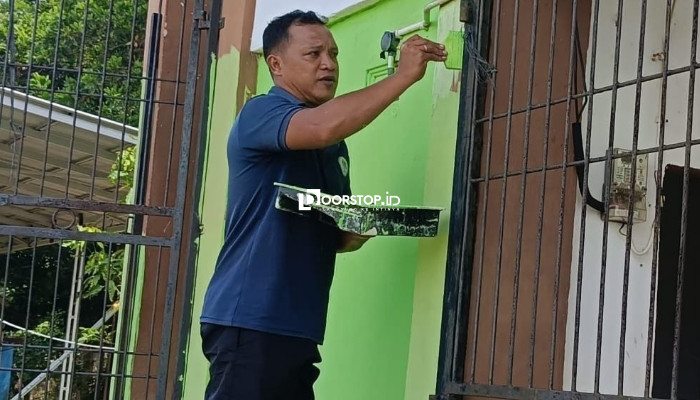 Satgas TMMD Kodim 0432/Basel Kebut Pembenahan Lapangan Sepak Bola Desa Penutuk