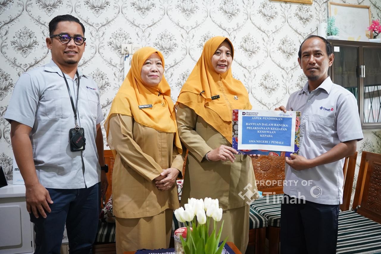 PT TIMAH Dukung Kegiatan Kesiswaan SMAN 1 Pemali, Tingkatkan Prestasi dan Kreativitas Siswa