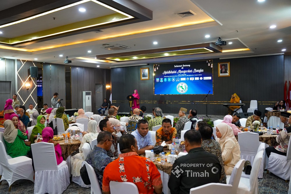 PT TIMAH Dukung Halalbihalal Musyawarah Keluarga Masyarakat Bangka