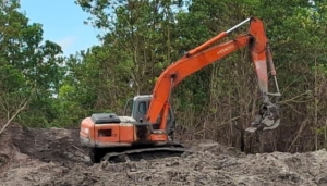 Polda Babel Tertibkan Dua Tambang Timah Ilegal di Hutan Produksi Belinyu