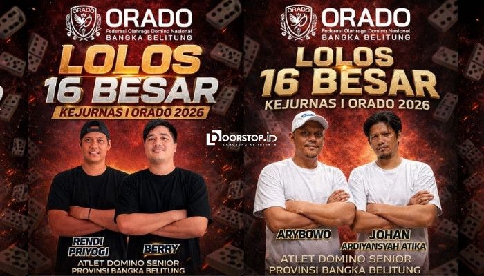 Empat Atlet Domino Pangkalpinang Melaju ke 16 Besar Kejurnas I Orado 2026