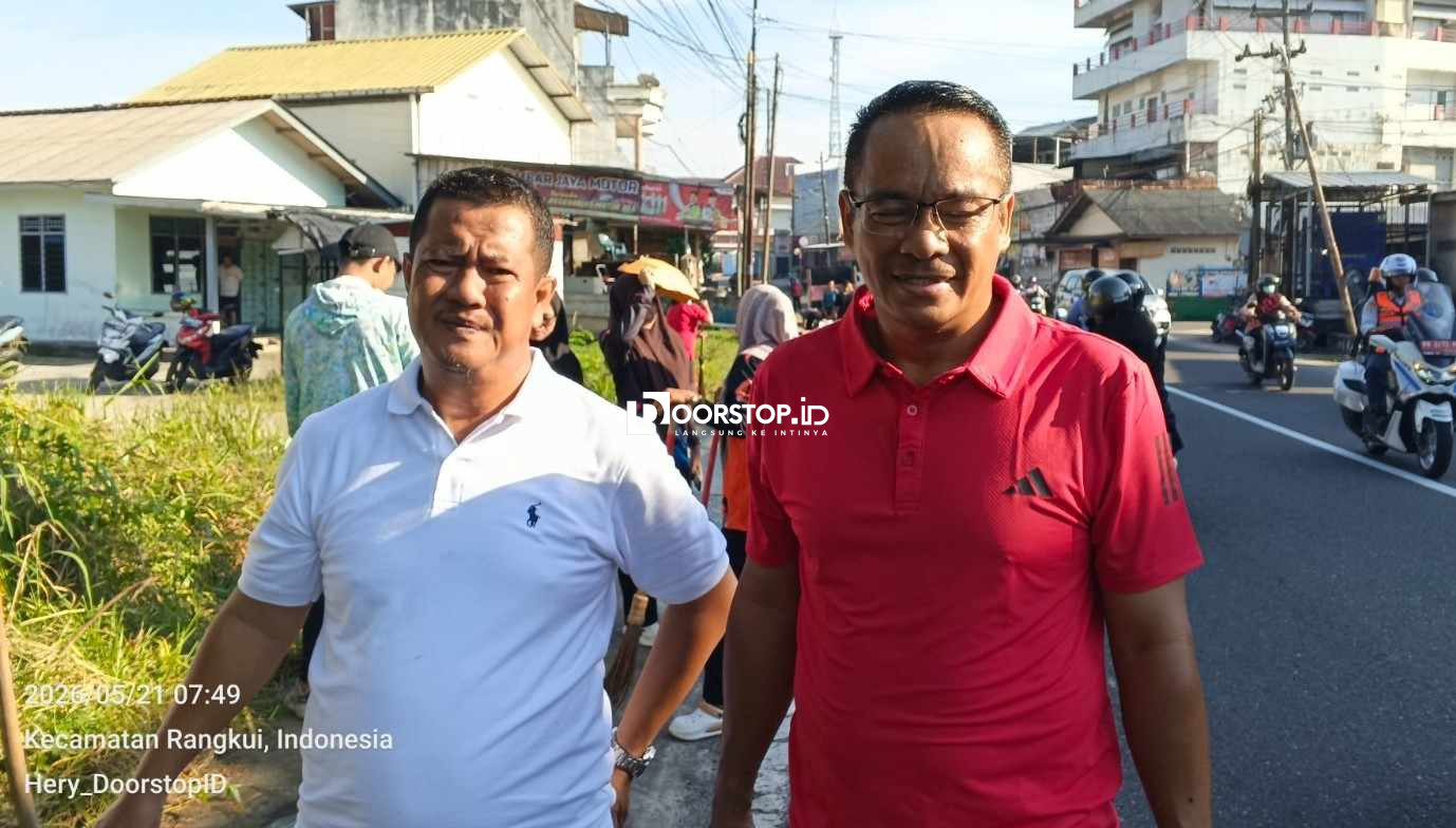 Dukung Indonesia ASRI, Pemkot Pangkalpinang dan Warga Bersihkan Kawasan Pasar Theresia