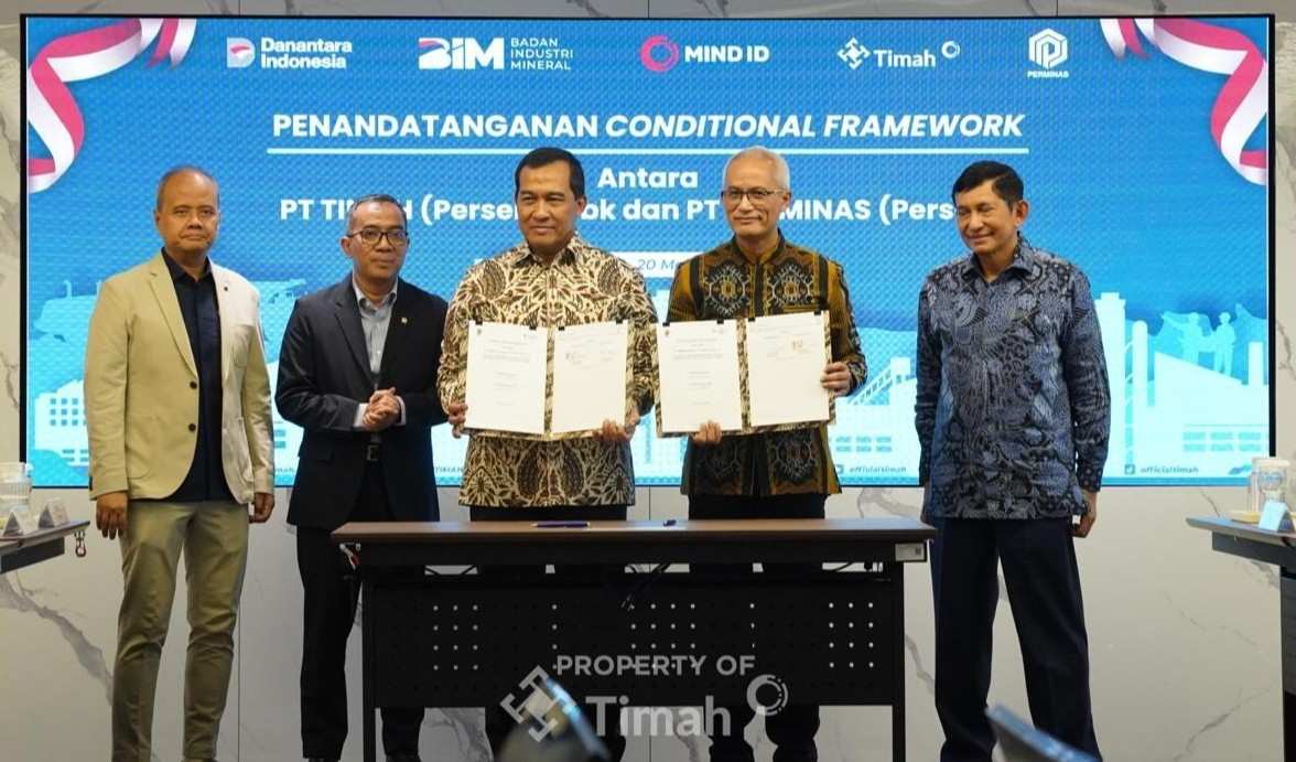 Hilirisasi Mineral Kritis Digenjot, PT TIMAH dan PERMINAS Perkuat Sinergi Strategis