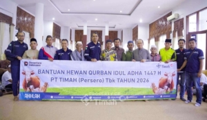 PT TIMAH Kembali Distribusikan Hewan Kurban di Bangka Tengah, Bupati: Bentuk Kepedulian yang Konsisten