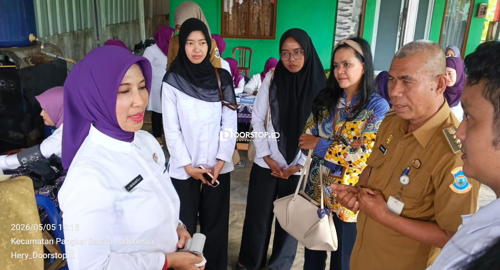 Ketua TP PKK Pangkalpinang Temukan Dua Kasus Kesehatan Serius saat Sambangi Posyandu Mentari 1