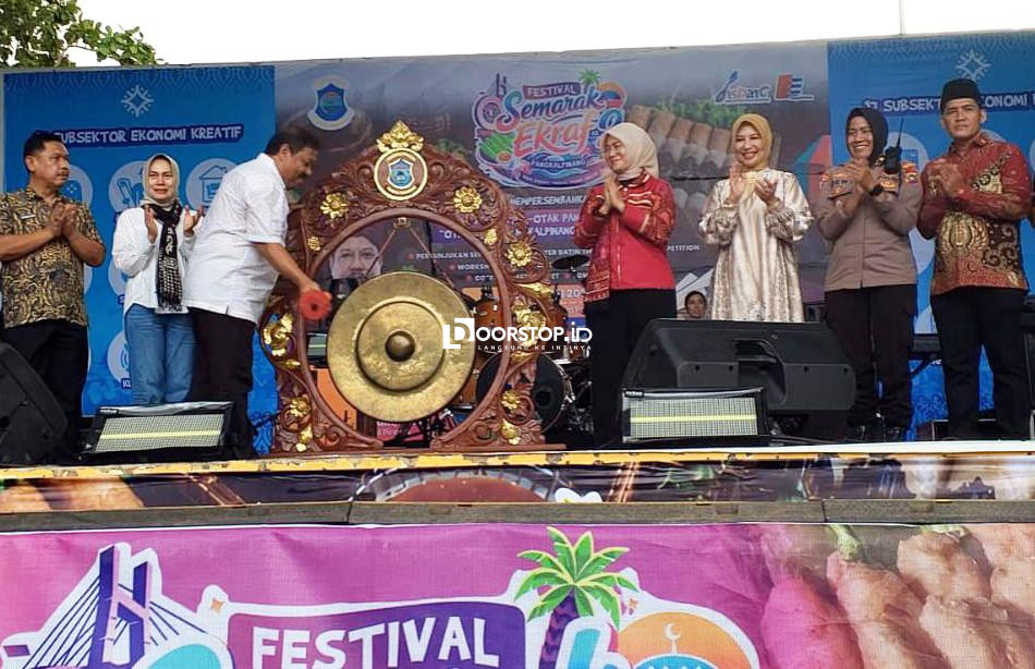 Buka Semarak Ekraf ke-2, Prof Udin Targetkan Otak-Otak Pangkalpinang Tembus Pasar Nusantara