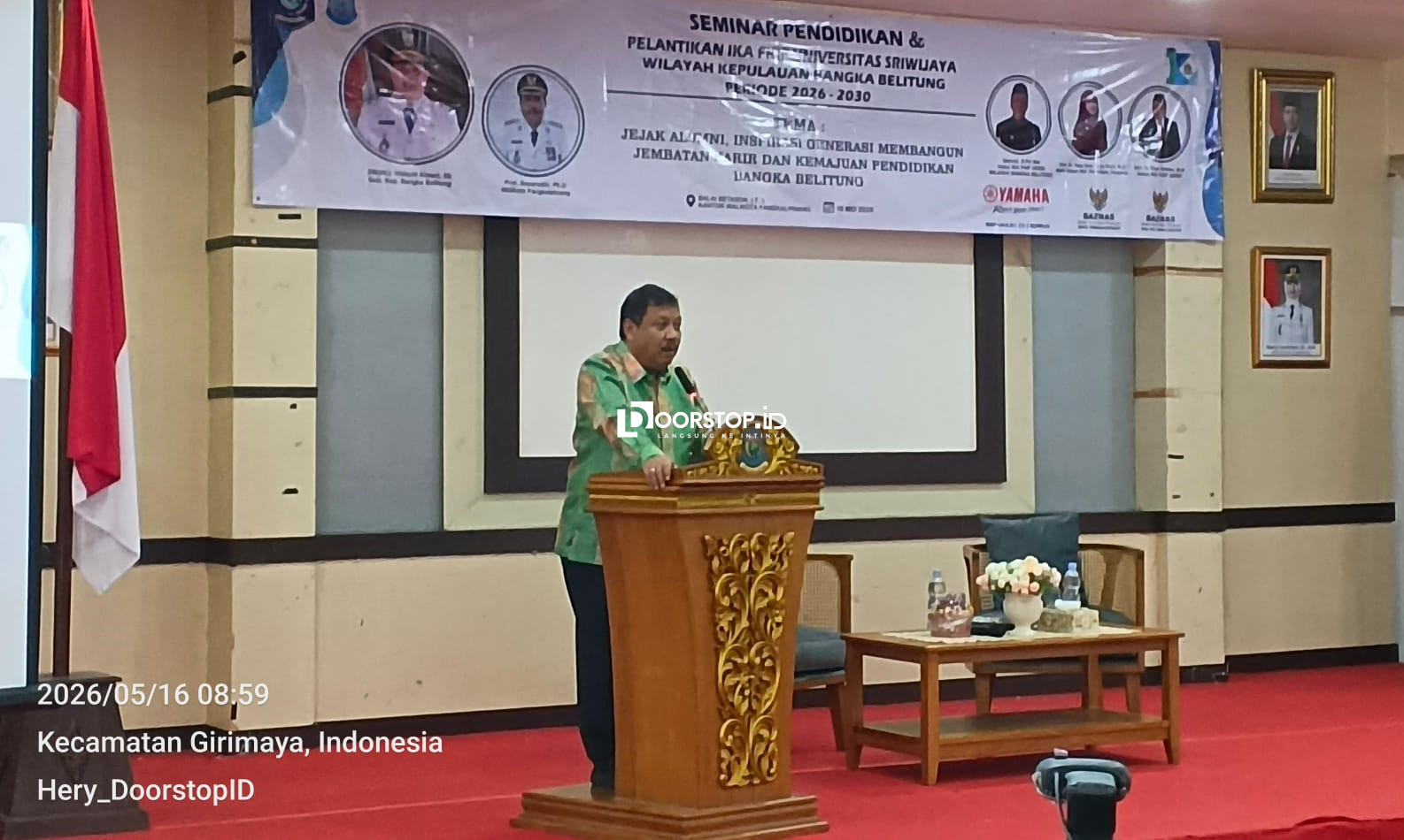 Prof Udin Ajak IKA FKPI UNSRI Berkontribusi Luas Tak Hanya di Babel