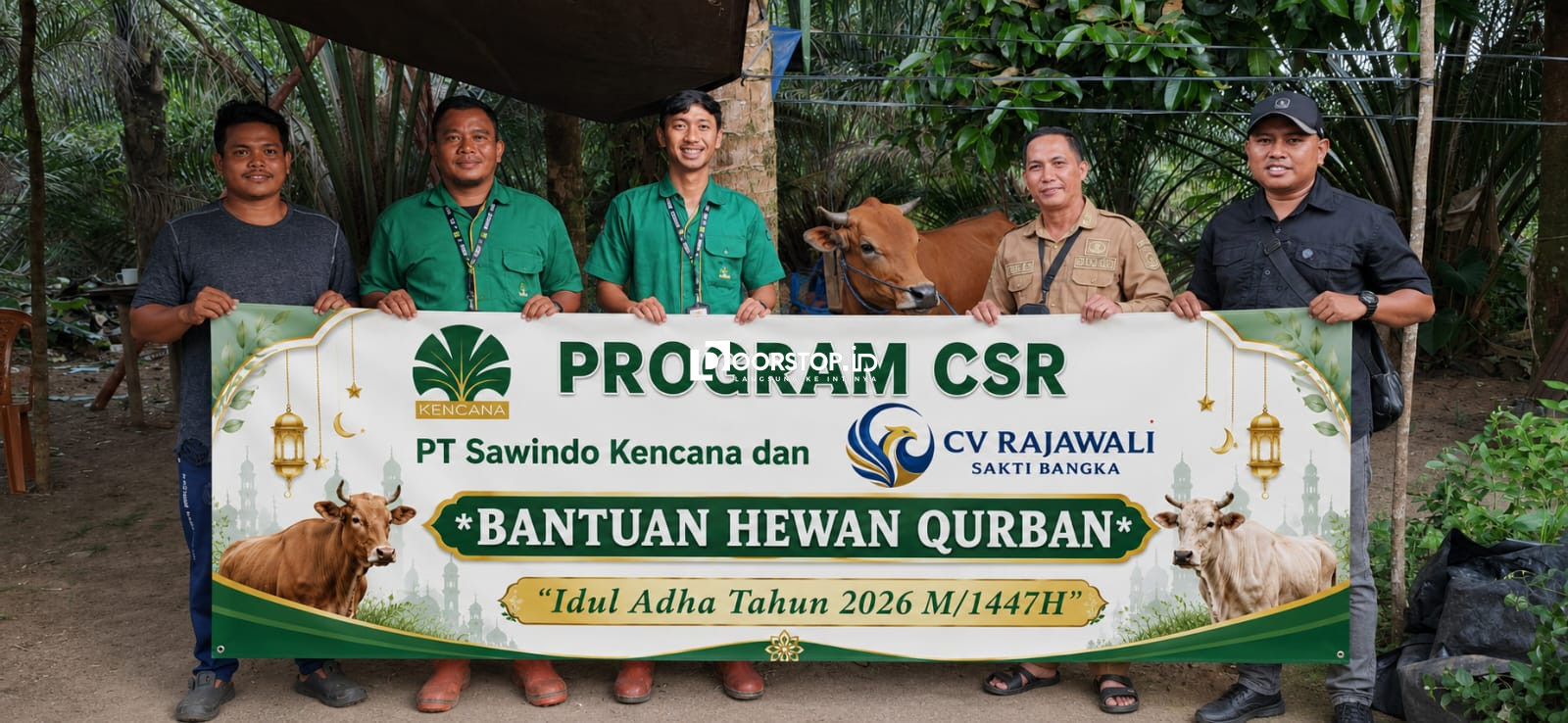 Pererat Hubungan dengan Warga, PT Sawindo Kencana dan CV Rajawali Sakti Salurkan Bantuan Kurban