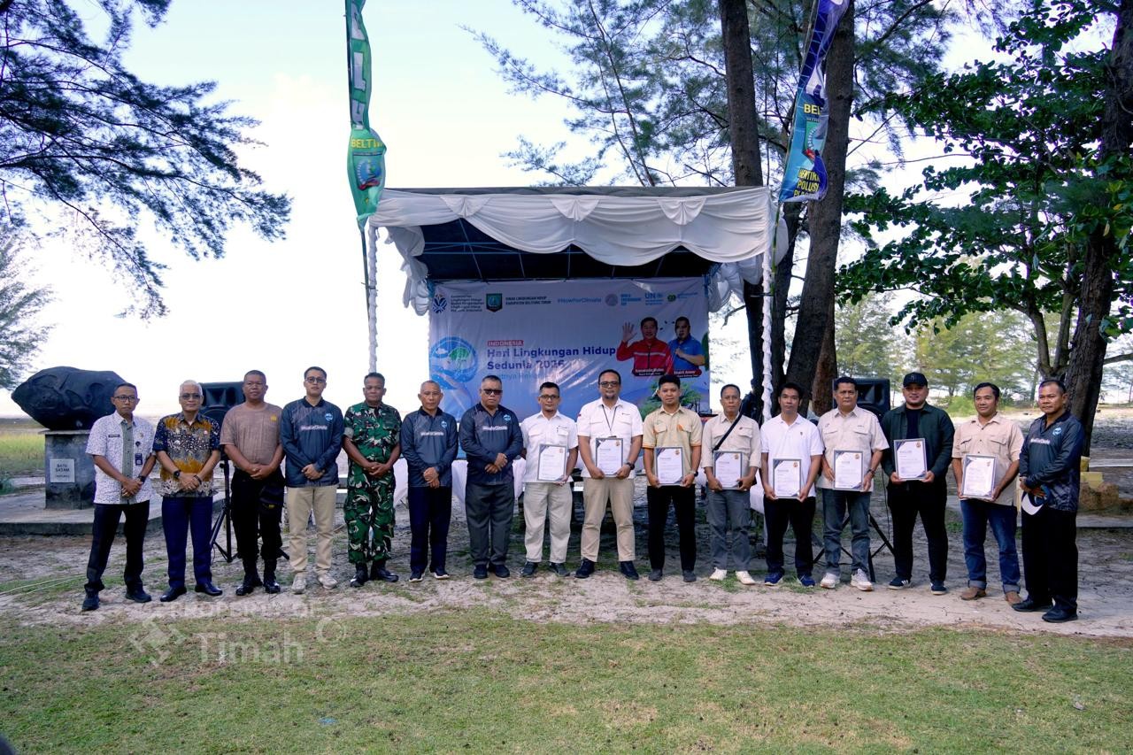 PT TIMAH Dukung Kegiatan Peringatan Hari Lingkungan Hidup Sedunia di Beltim