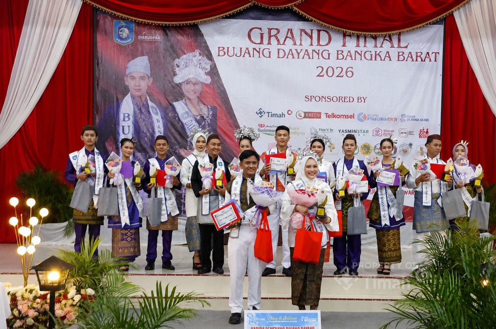 PT TIMAH Fasilitasi Grand Final Bujang Dayang Bangka Barat 2026