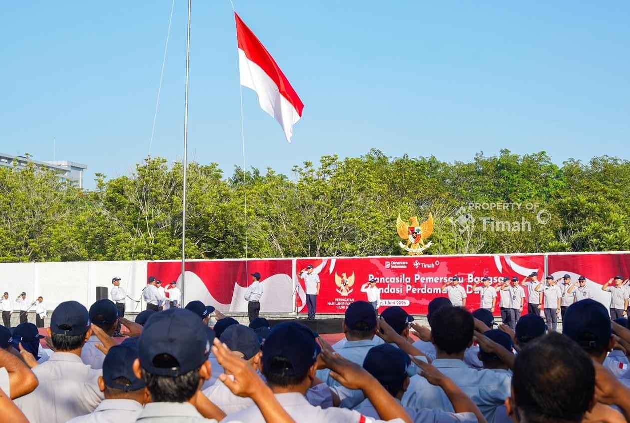 Peringati Hari Lahir Pancasila 2026, PT TIMAH Gelar Upacara Serentak di Berbagai Wilayah Operasional
