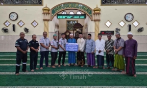 PT TIMAH Bantu Sarana dan Prasarana Masjid Agung Darussalam Belitung Timur