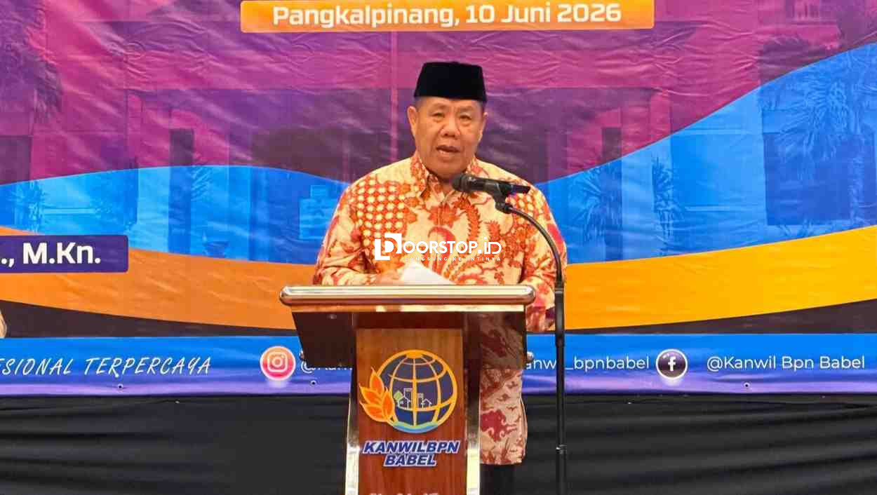 Sertijab Kakanwil BPN, Gubernur Babel: Pertanahan adalah Pilar Utama Pembangunan