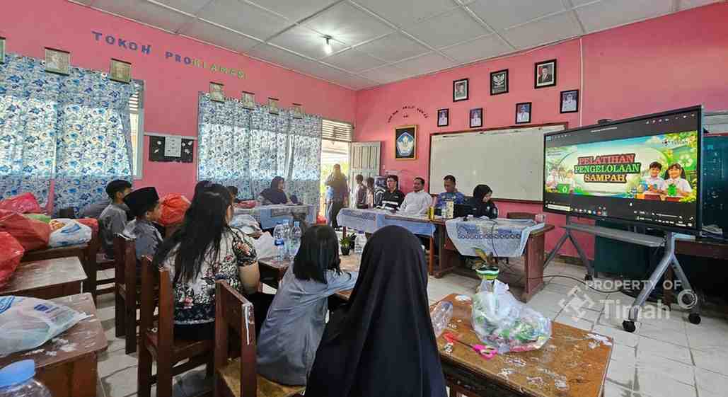 PT TIMAH bersama DLH Bangka Barat Dorong Pelajar Kelola Sampah Plastik Secara Kreatif