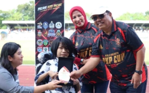 Pemkot Pangkalpinang Berikan Appreciation Award kepada Anggota Komunitas Sayap Cinta di Penutupan PKP Cup 2026