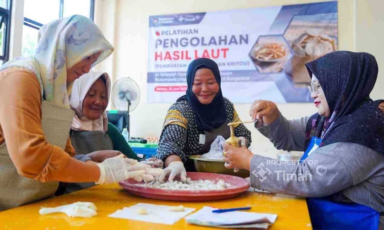 PT TIMAH Gelar Pelatihan Olahan Hasil Laut di Kabupaten Bangka, Dorong Peningkatan Ekonomi Masyarakat Pesisir