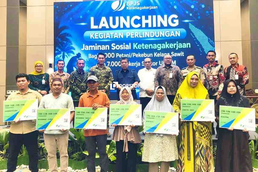 Gubernur Babel Luncurkan BPJS Ketenagakerjaan untuk 12 Ribu Petani dan Pekerja UMKM