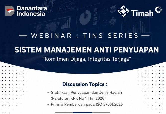 PT TIMAH Perkuat Tata Kelola Perusahaan, Tingkatkan Pemahaman Karyawan tentang Anti Penyuapan
