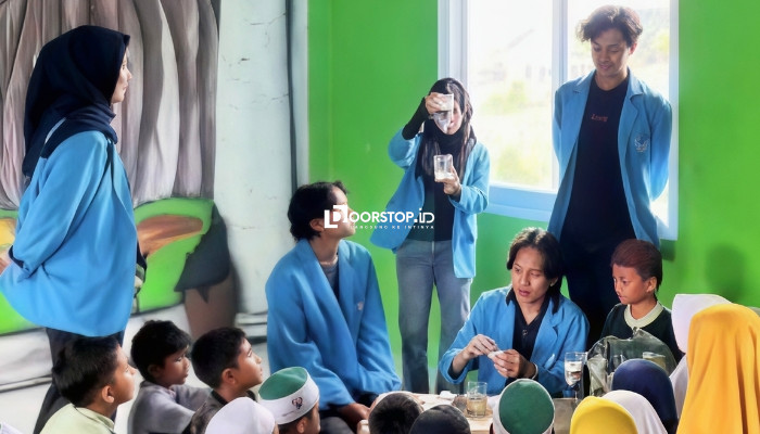 Tanamkan Kesadaran Air Bersih dan Sanitasi Sejak Dini, Mahasiswa PWK UBB Sosialisasikan SDGs Poin 6 di Yayasan Daarul Hasanah