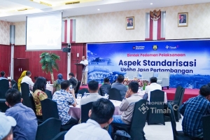 PT TIMAH Gelar Bimtek Pedoman Pelaksanaan Aspek Standarisasi Usaha Jasa Pertambangan bagi Mitra Usaha