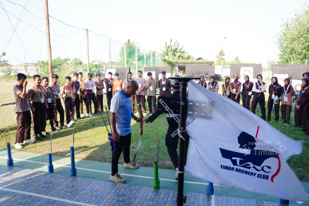 PT TIMAH Bekali Kontingen Jambore Nasional Kota Pangkalpinang Keterampilan Panahan