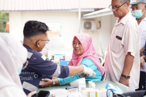 Pengobatan Gratis Bulan Bakti HUT ke-50 PT TIMAH Hadir di Sungailiat, Warga Bisa Berobat Lebih Dekat
