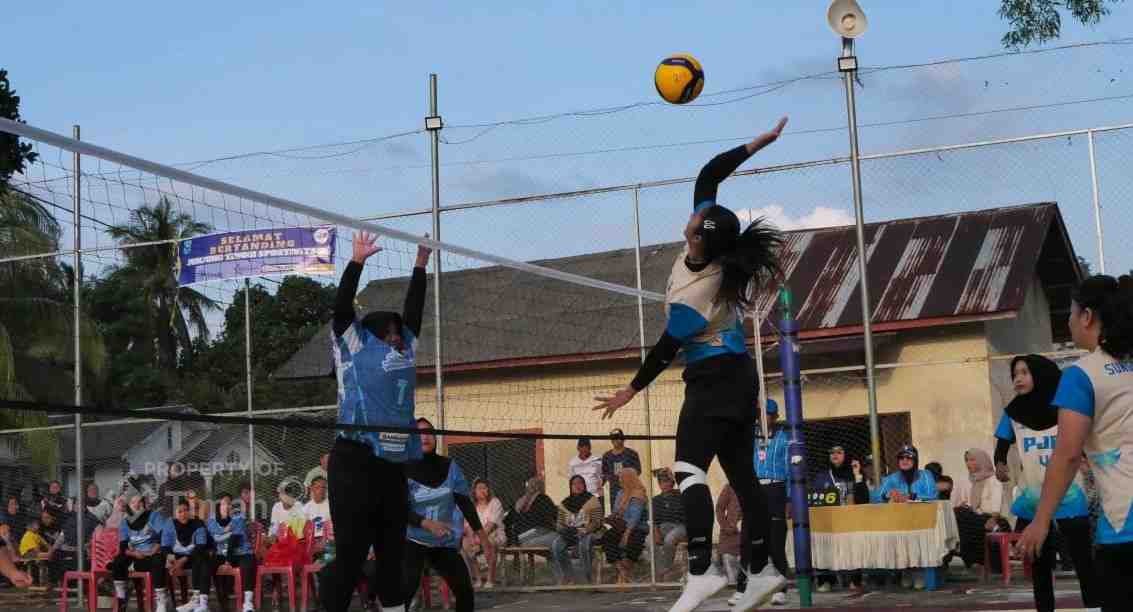 PT TIMAH Dukung Turnamen Bola Voli Putri Kades Cup I Desa Terong, Bangkitkan Semangat Olahraga Masyarakat