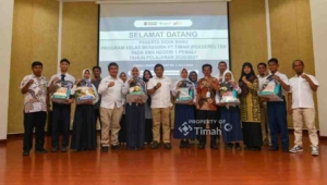 PT TIMAH Serah Terima 36 Siswa yang Lolos Program Kelas Beasiswa pada SMAN 1 Pemali