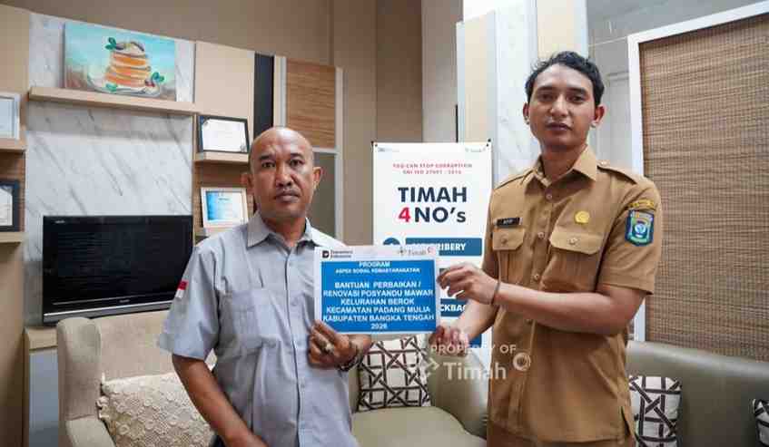 Dukung Fasilitas Kesehatan Desa, PT TIMAH Renovasi Posyandu Berok untuk Tingkatkan Layanan